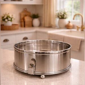 Stainless steel ARCOSTEEL Cake Tin 10 1/2" wide
